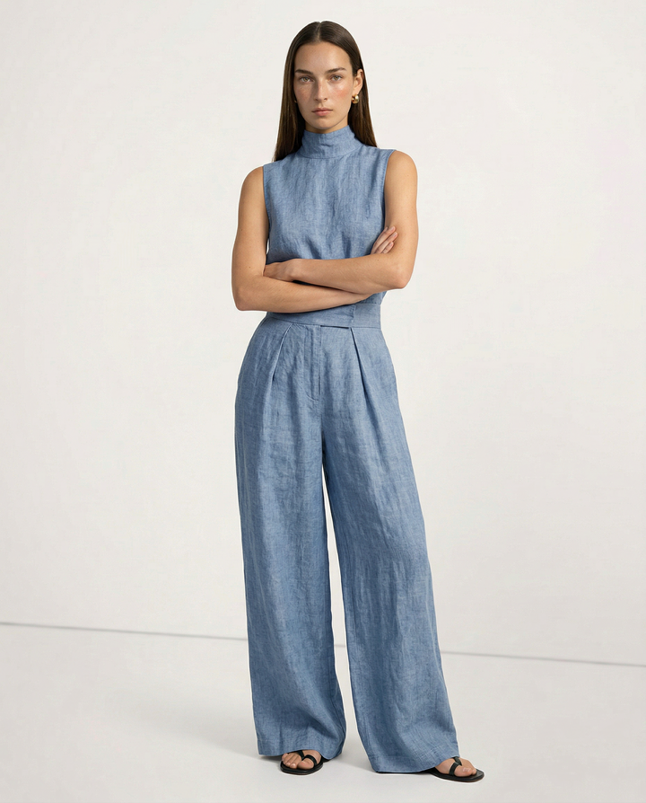 Sandstone Linen Matching Set | Women&