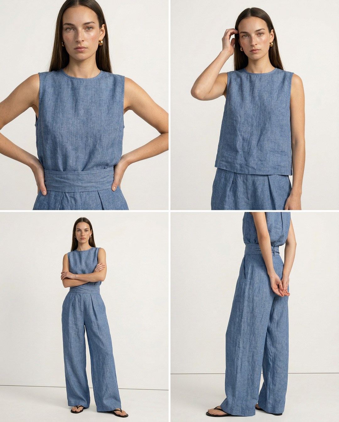 Sandstone Linen Matching Set | Women&