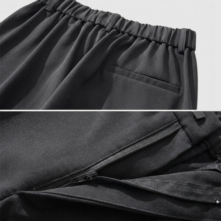 Bundfalten Geradebeinhose Herren Elegante Anzughose