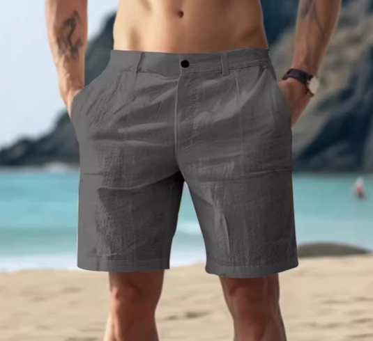 Lockere Sommer Shorts Herren Leicht Strand Bermuda Hose