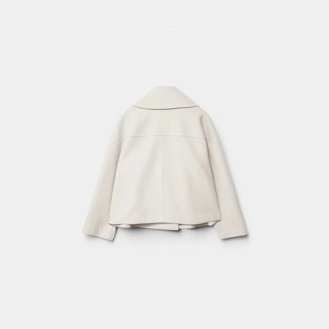 Navacava tailored jacket front view — flattering structured silhouette