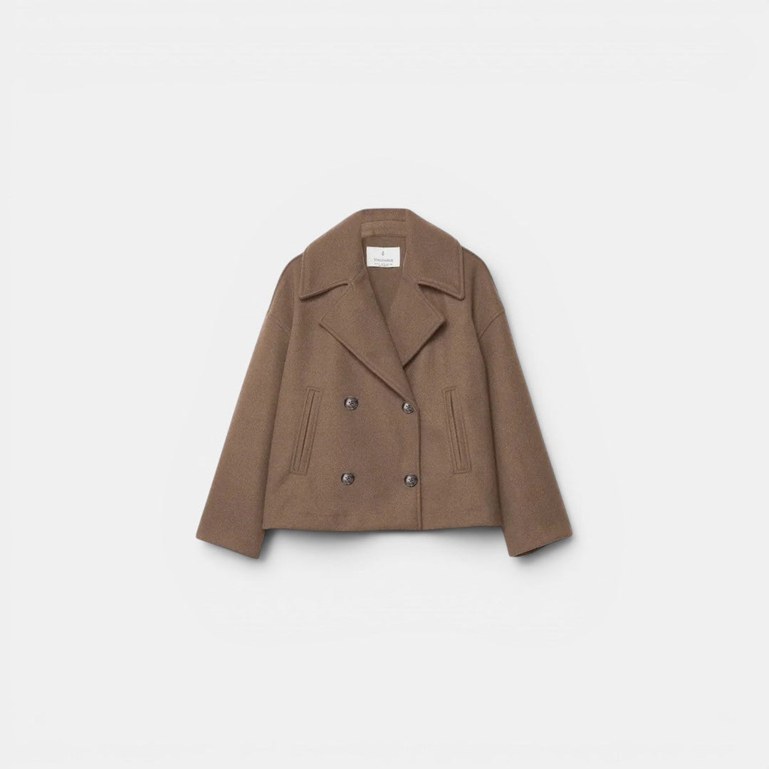 Navacava elegant jacket in black — versatile quiet luxury outerwear