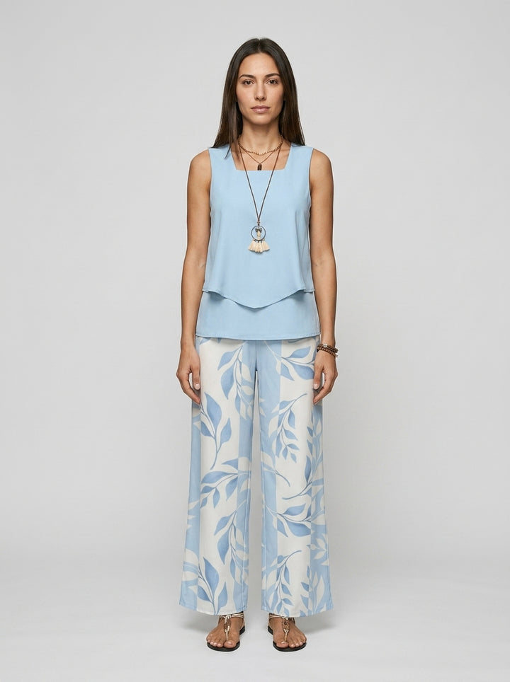 Two-piece trouser set — On Model - Neutral | Generated by Modelize