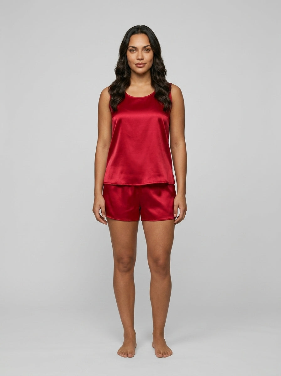 Two-piece babydoll sleepwear set — On Model - Neutral | Generated by Modelize