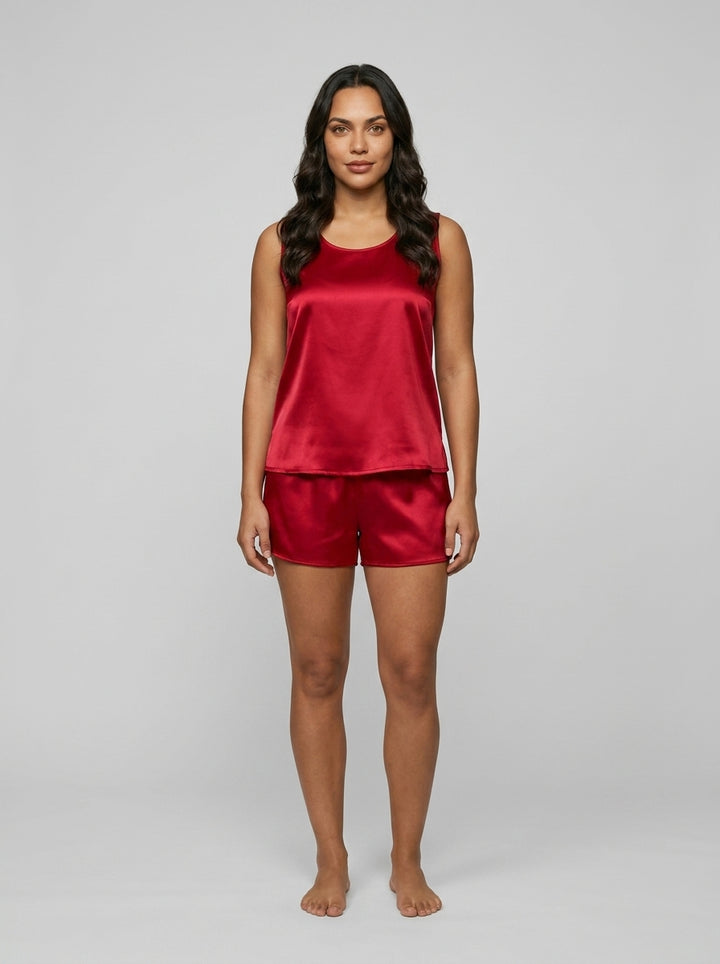 Two-piece babydoll sleepwear set — On Model - Neutral | Generated by Modelize