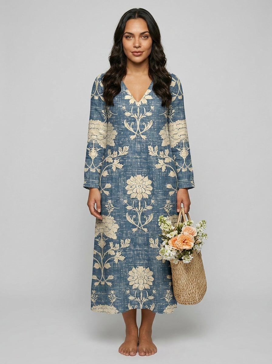 Midi Dress — On Model - Neutral | Generated by Modelize