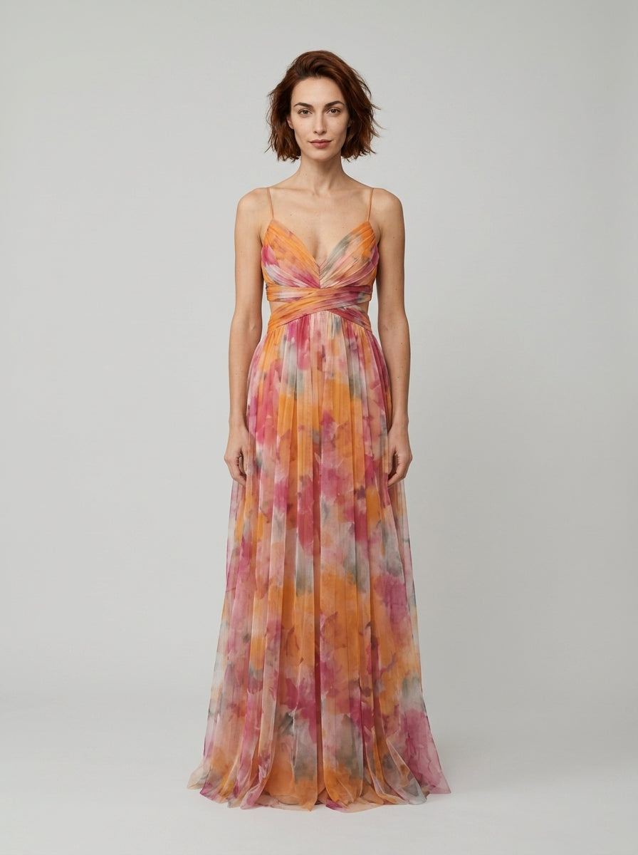 Maxi Dress — On Model - Neutral | Generated by Modelize