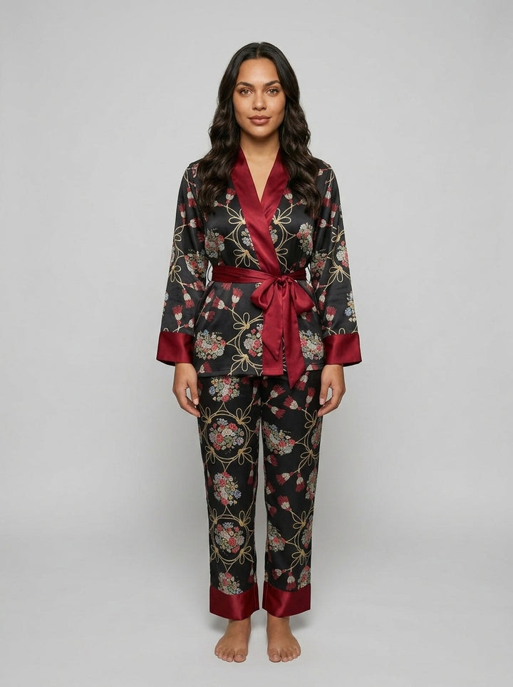 Two-piece pajama set — On Model - Neutral | Generated by Modelize