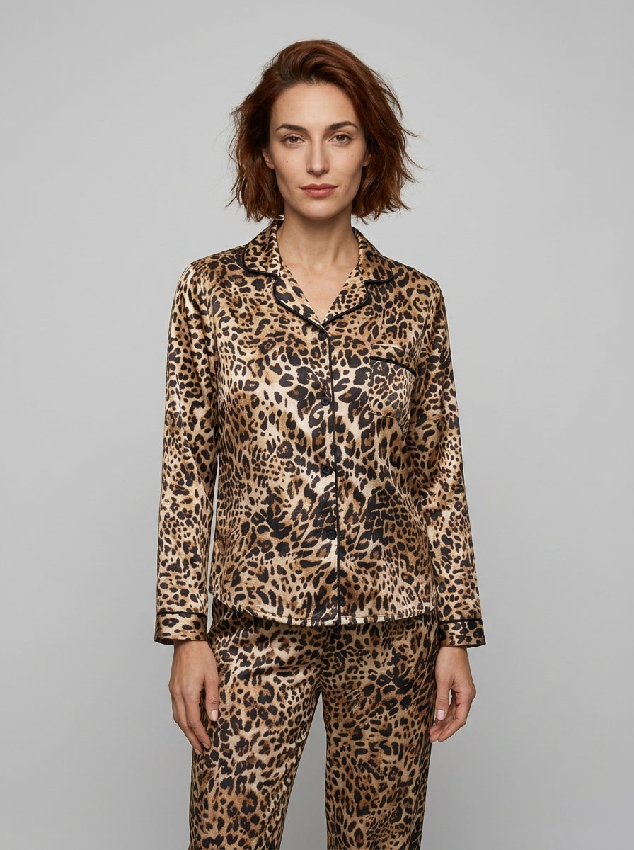 Two-piece pajama set — On Model - Neutral | Generated by Modelize