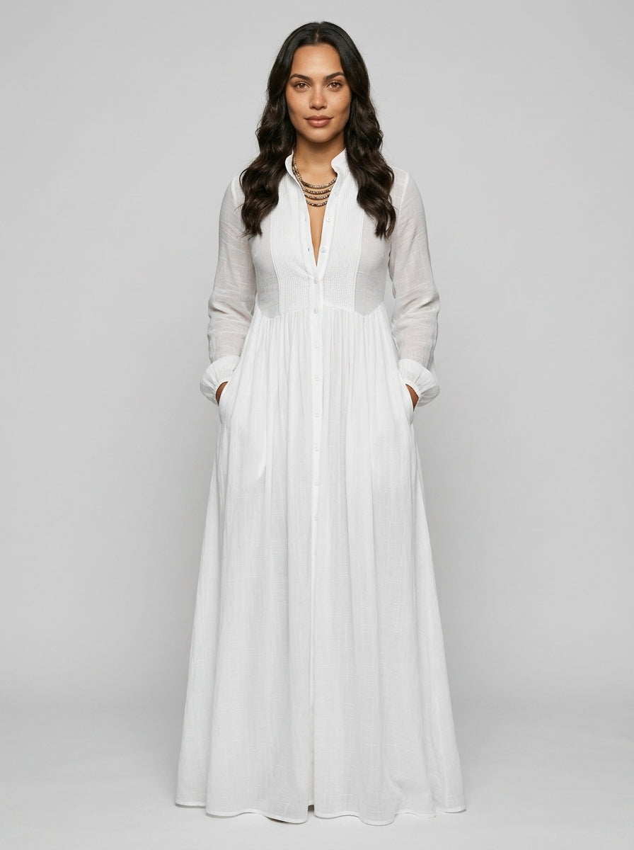 Maxi Dress — On Model - Neutral | Generated by Modelize