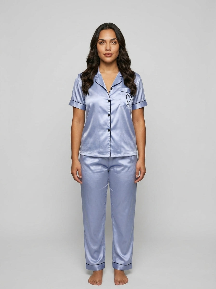 Two-piece pajama set — On Model - Neutral | Generated by Modelize