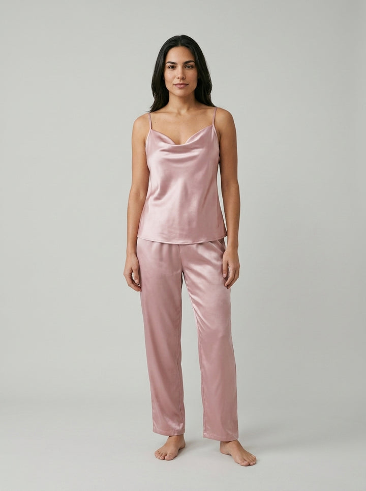 Pajama set (Camisole and trousers) — On Model - Neutral | Generated by Modelize