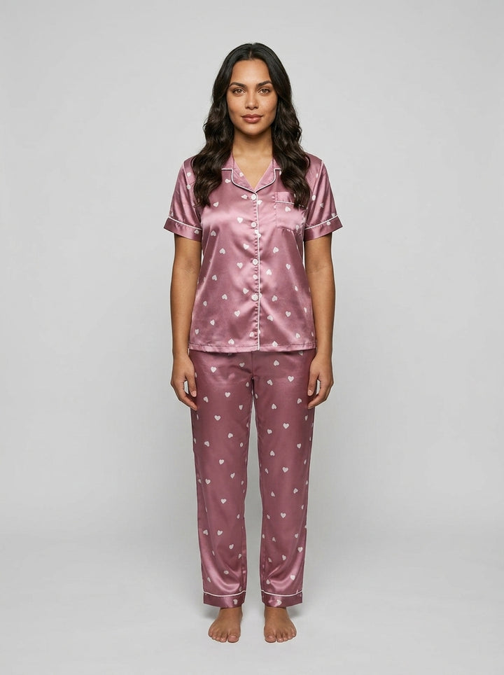 Two-piece pajama set — On Model - Neutral | Generated by Modelize