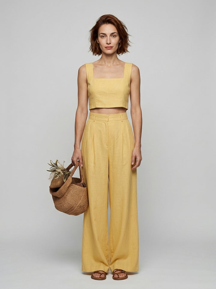 Two-piece co-ord set — On Model - Neutral | Generated by Modelize