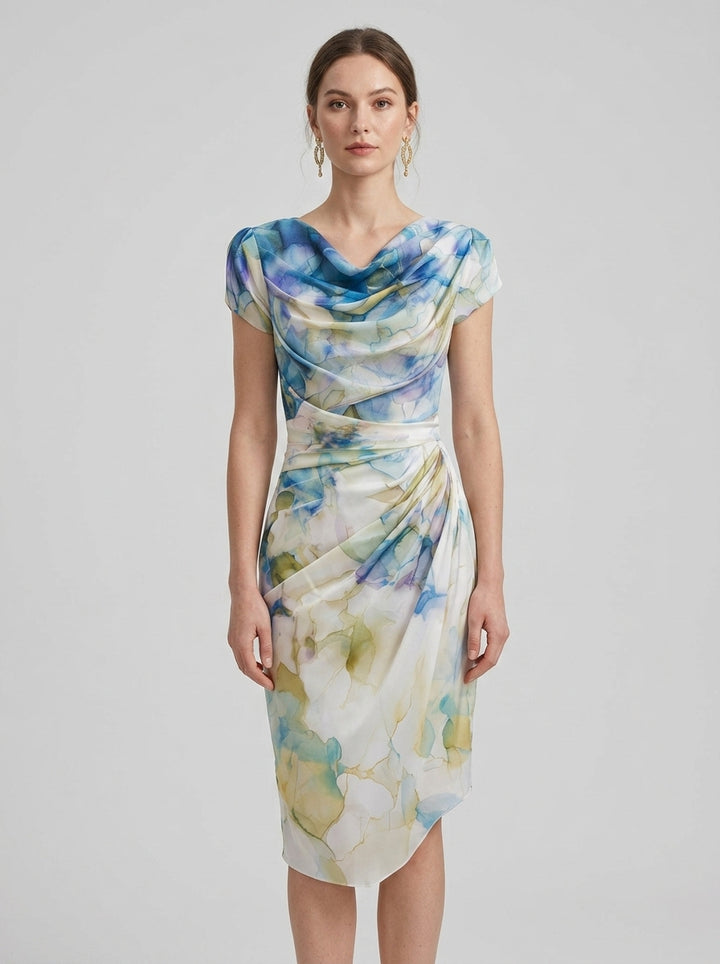 Midi dress — On Model - Neutral | Generated by Modelize