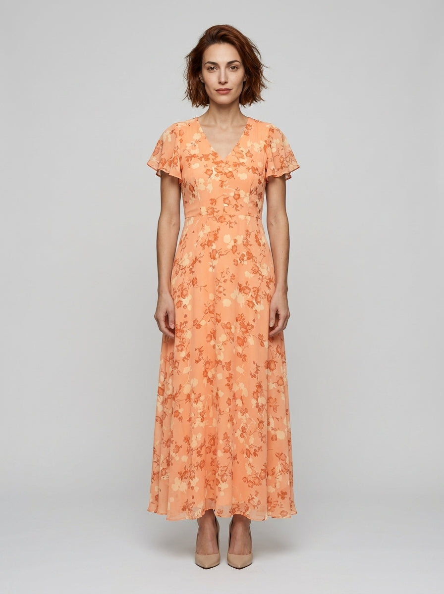 Maxi Dress — On Model - Neutral | Generated by Modelize