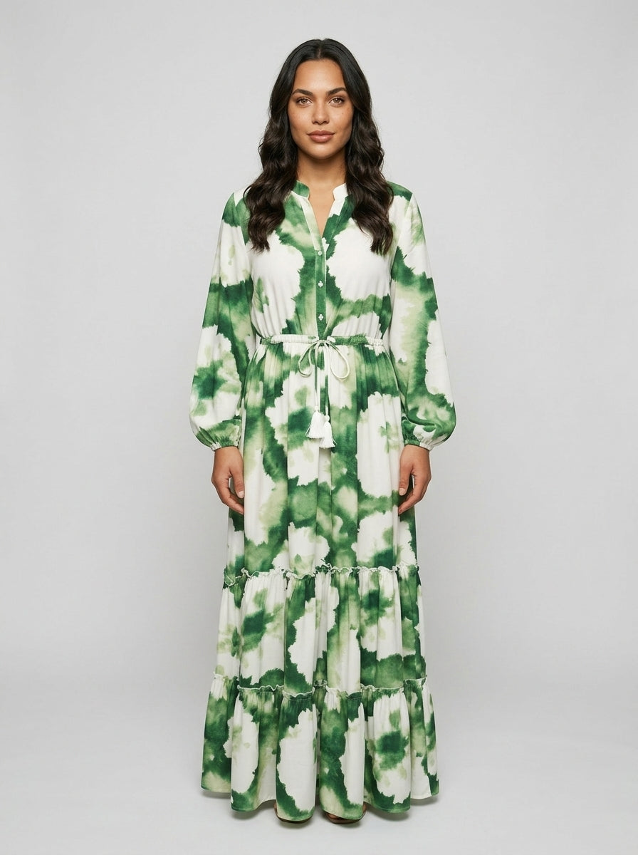 Maxi Dress — On Model - Neutral | Generated by Modelize