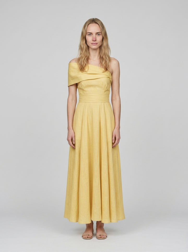 Maxi Dress — On Model - Neutral | Generated by Modelize