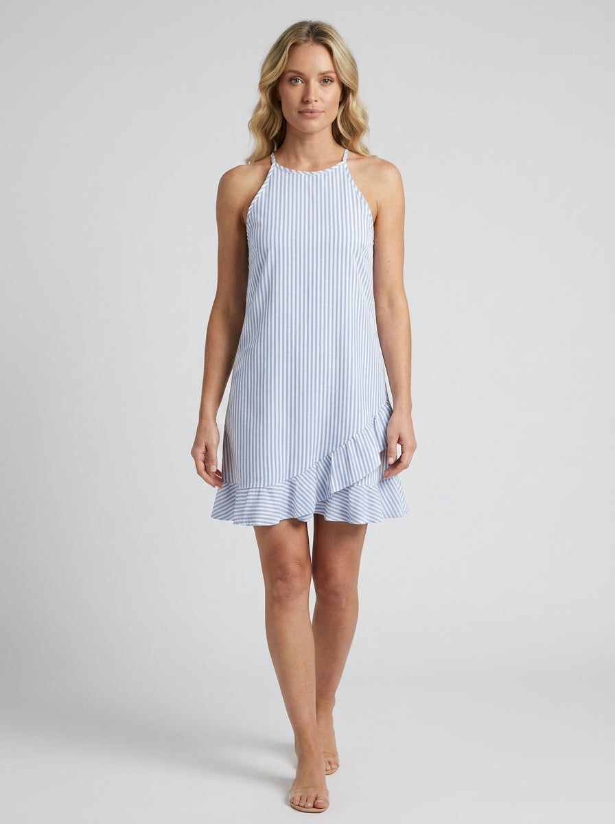 A-line sleeveless dress — On Model - Neutral | Generated by Modelize