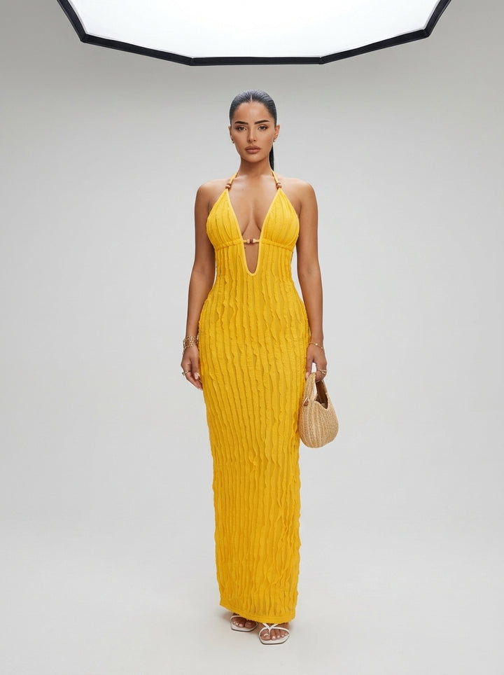 Maxi Dress — On Model - Neutral | Generated by Modelize