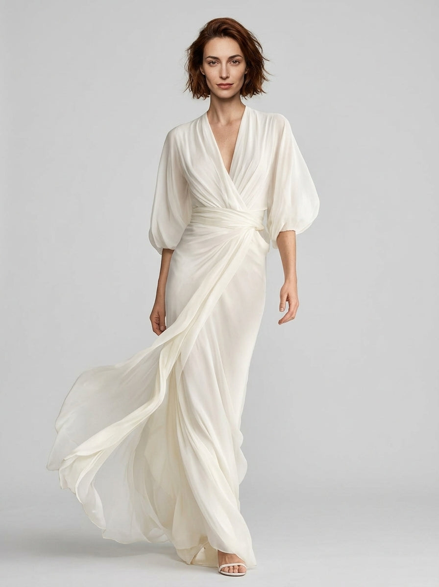 Maxi Dress — On Model - Neutral | Generated by Modelize