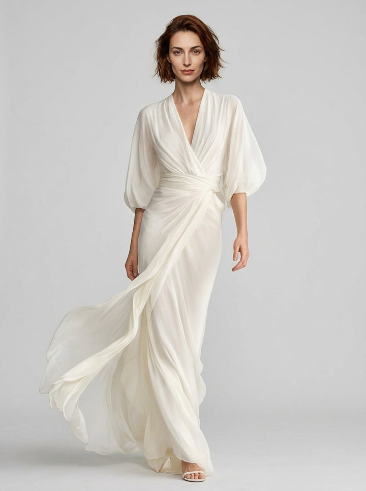 Maxi Dress — On Model - Neutral | Generated by Modelize