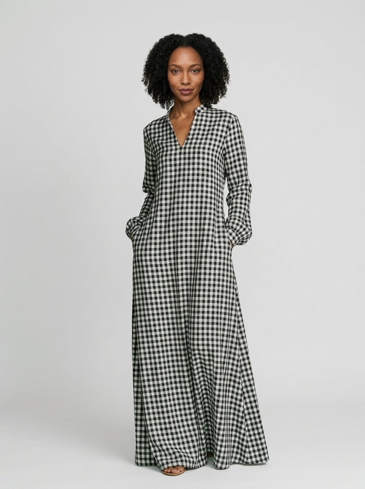 Maxi Dress — On Model - Neutral | Generated by Modelize