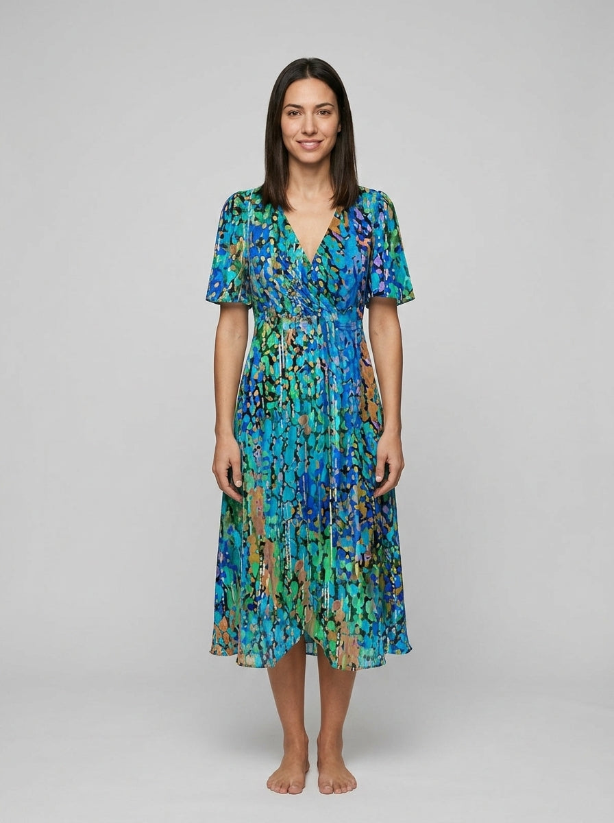 Flowing summer dress — On Model - Neutral | Generated by Modelize