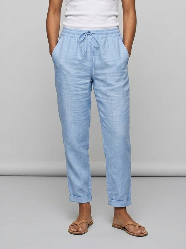 Tapered travel trousers — On Model - Neutral | Generated by Modelize