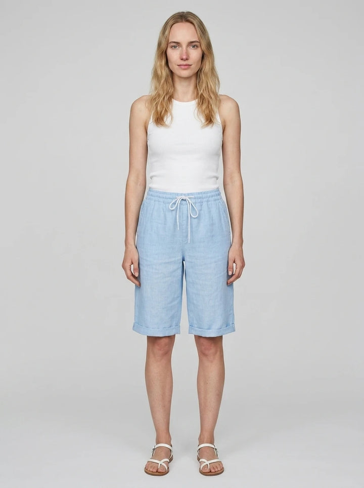 Knee-length shorts — On Model - Neutral | Generated by Modelize
