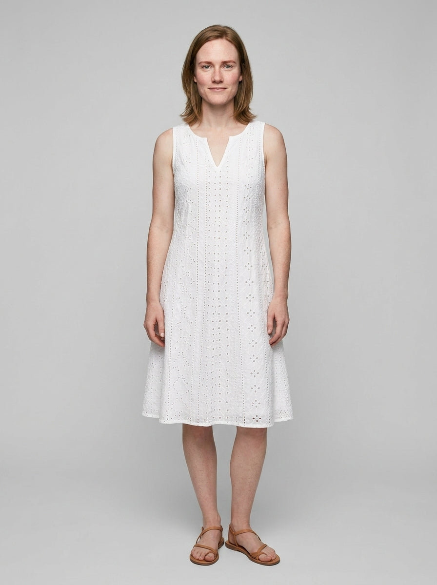 A-line Summer Dress — On Model - Neutral | Generated by Modelize