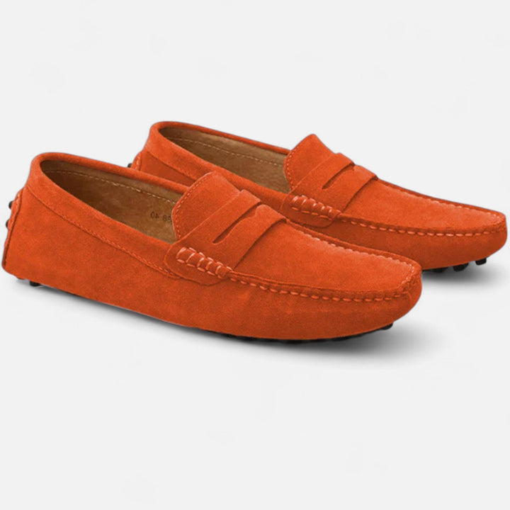 Wildleder Fahrloafer Herren Slip-On Mokassin Schuhe