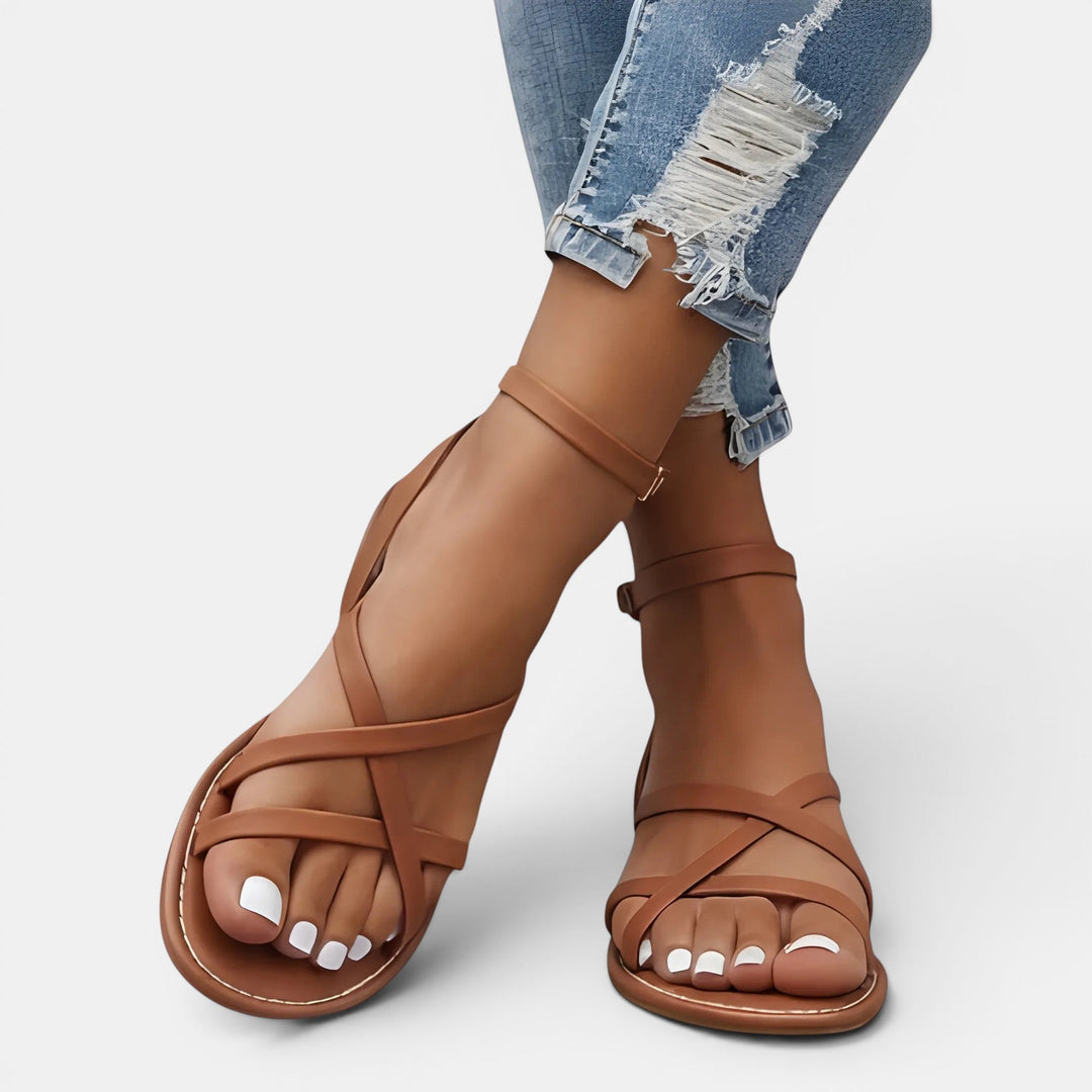 Navacava leather strappy sandals collection — versatile warm-weather footwear