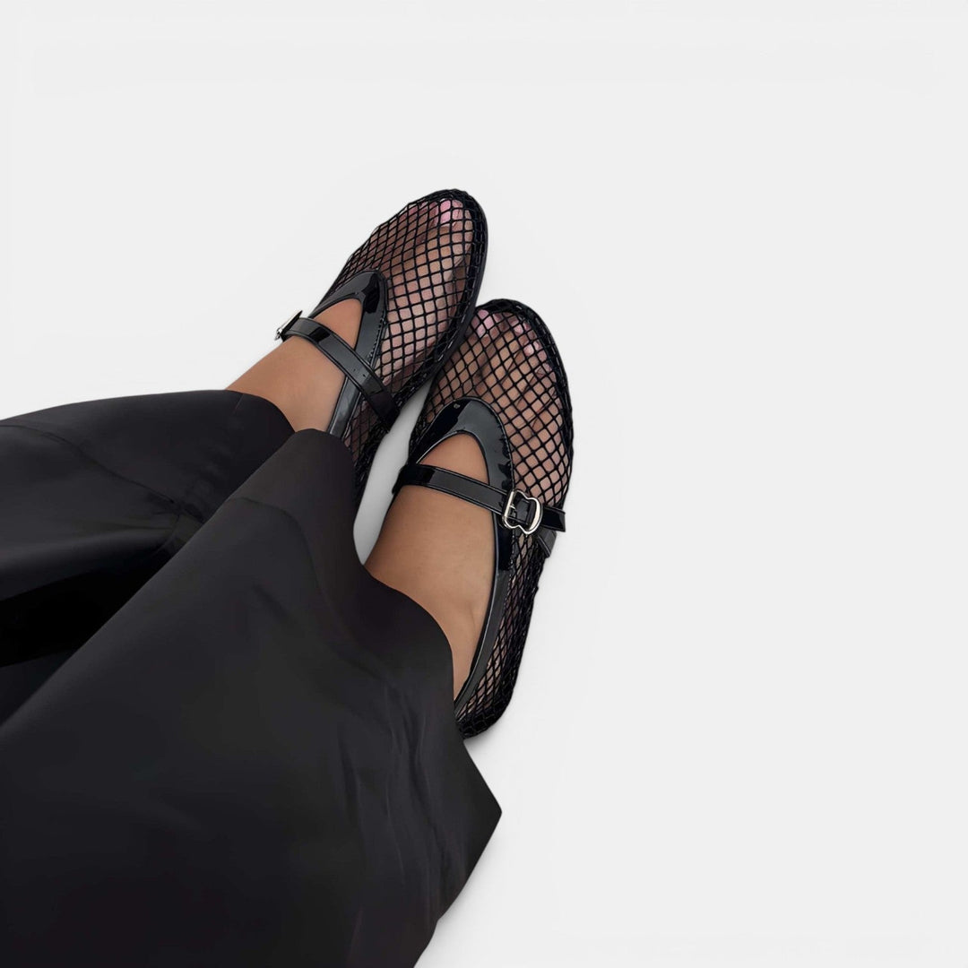 Navacava ballet flats full view — timeless old money footwear