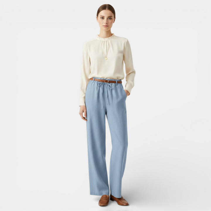 Navacava summer pants fabric detail — breathable lightweight feel