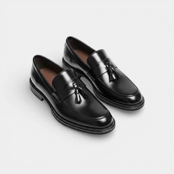 Elegante Komfort Loafer Herren Bequeme Slipper Leder