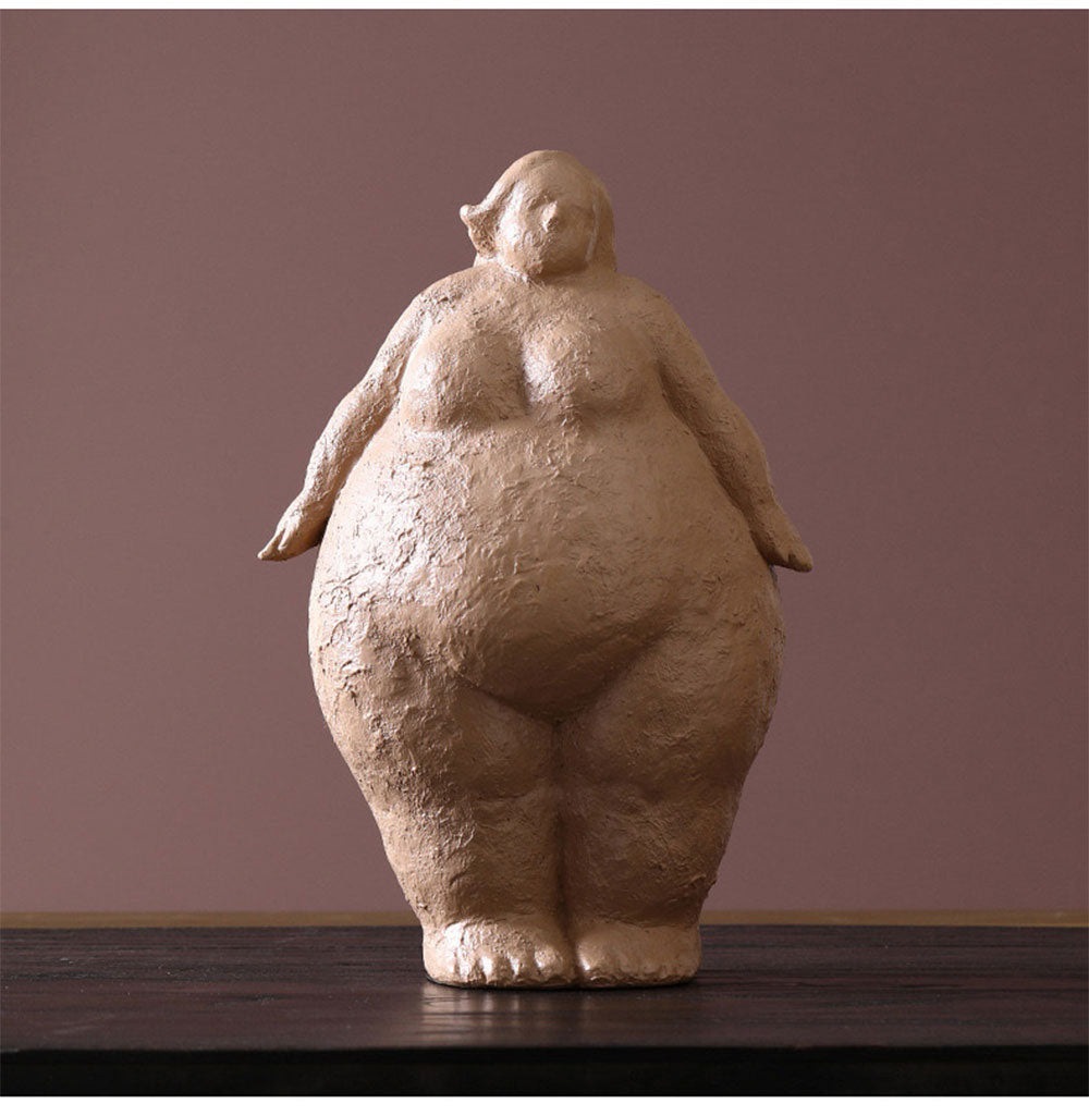 Abstract Yoga Lady Statue Sculpture-navacava.com