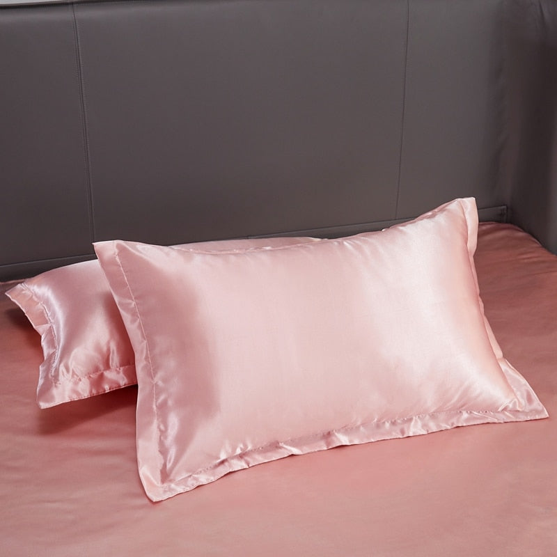 Mulberry Silk Satin Bed Sheet-Navacava.com