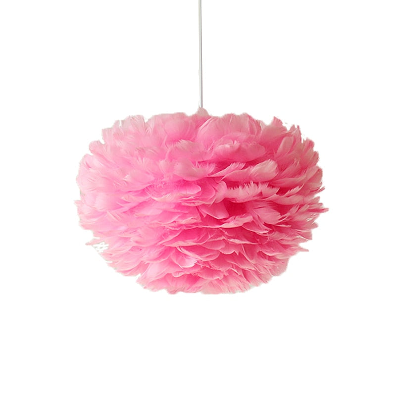 Nordic Style Feather Chandelier Lamp-navacava.com