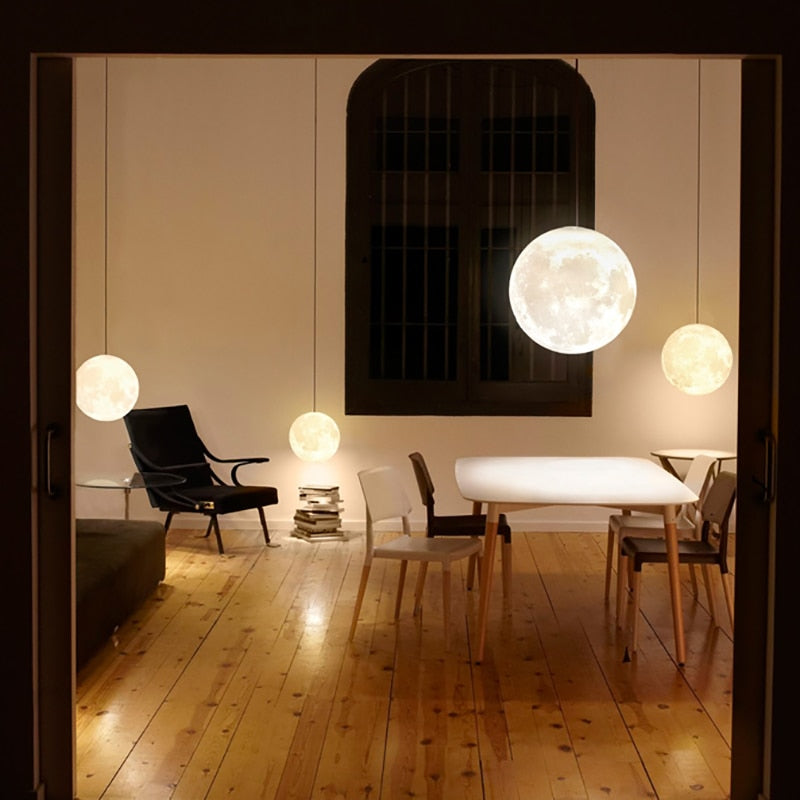 Minimalist Creative 3D Moon Lamp-navacava.com