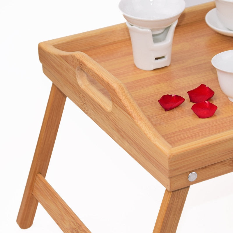 Natural Bamboo Foldable Tray-navacava.com