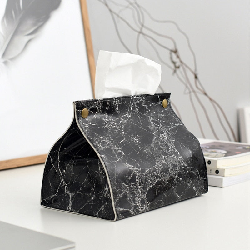 Leather Tissue Box-Navacava.com