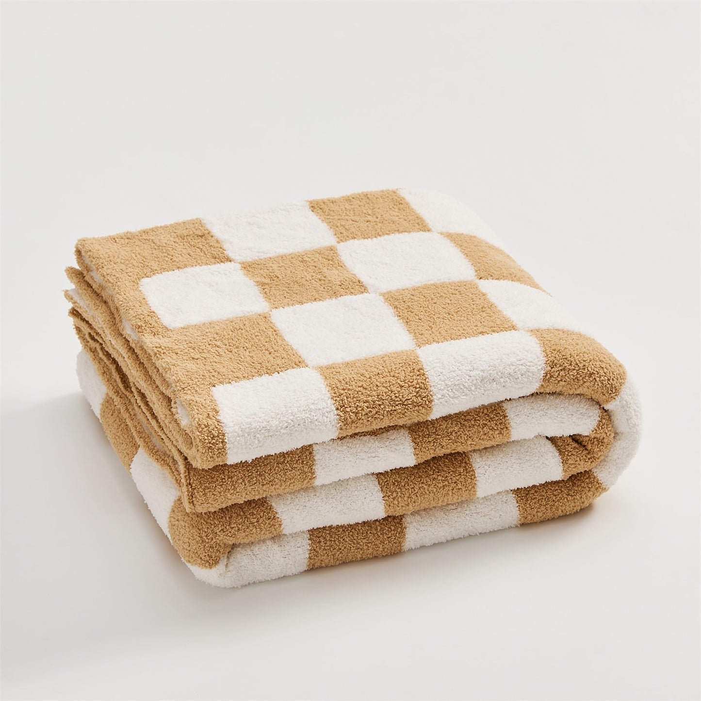 Checkerboard Microfiber Throw Blanket Decorative Couch