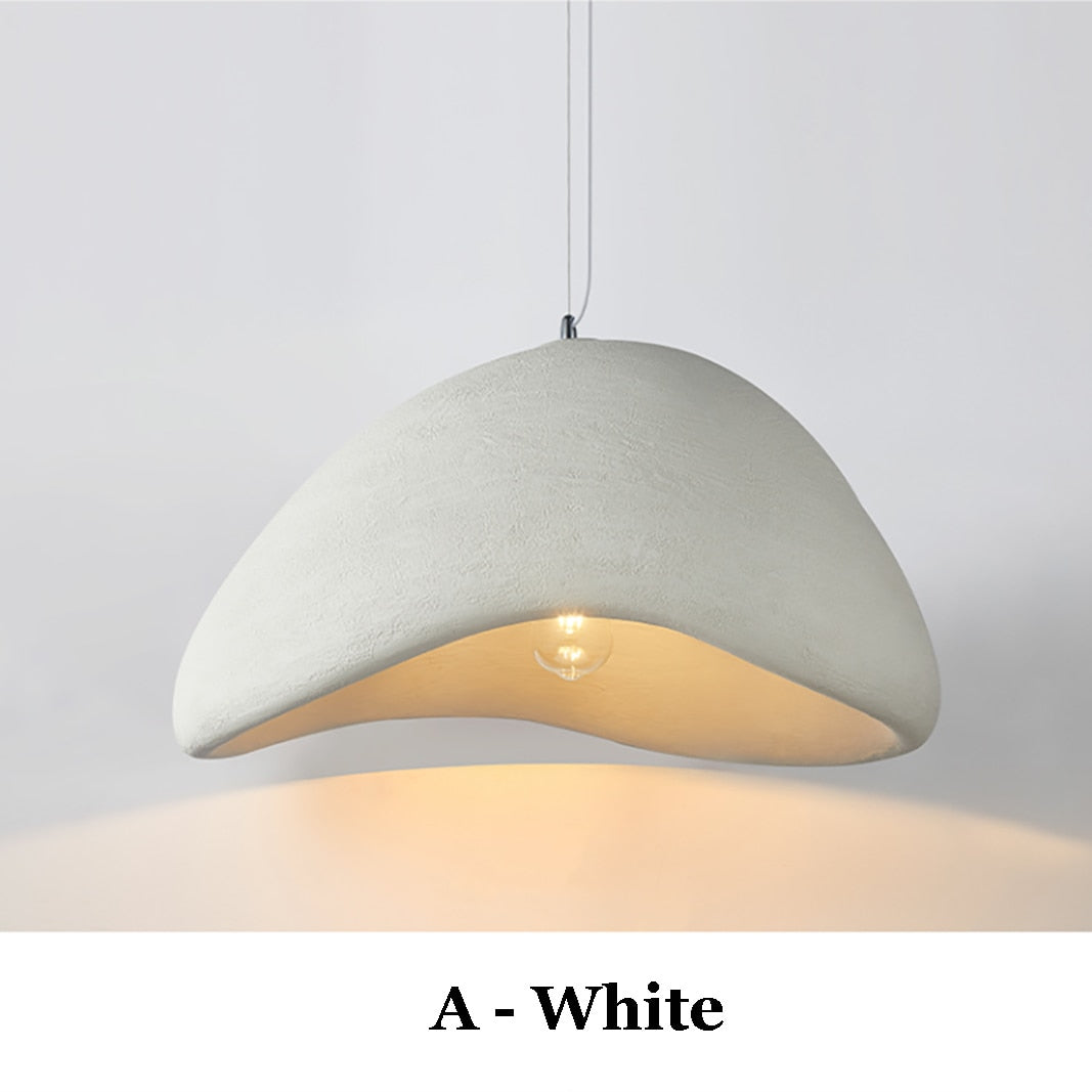 Japanese Wabi-Sabi Chandelier Stone Pendant Light