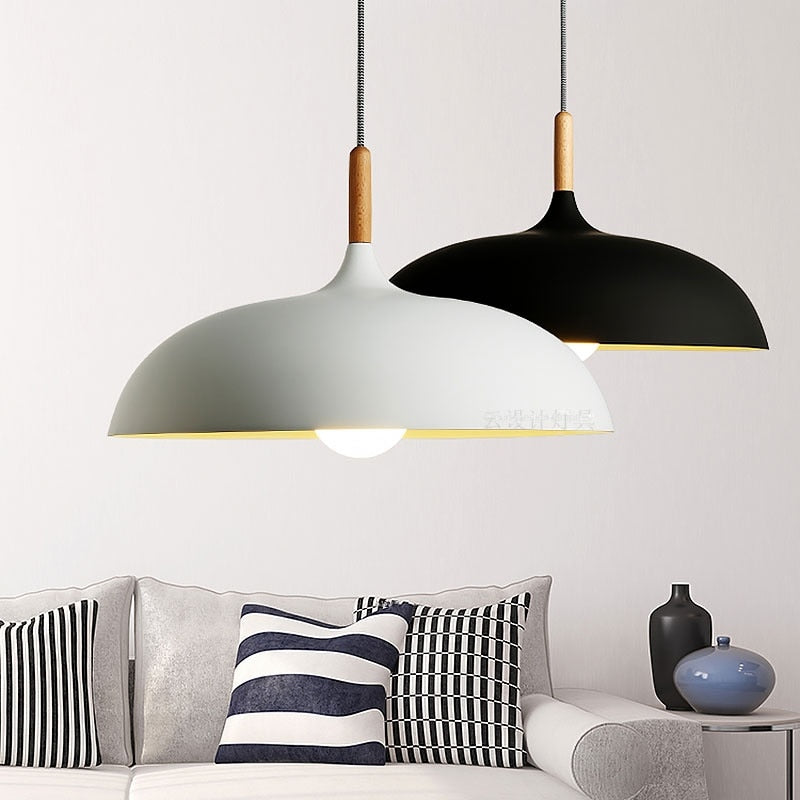 Modern Solid Color Macaron Pendant Lamps