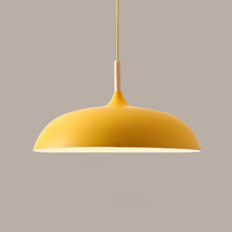 Modern Solid Color Macaron Pendant Lamps