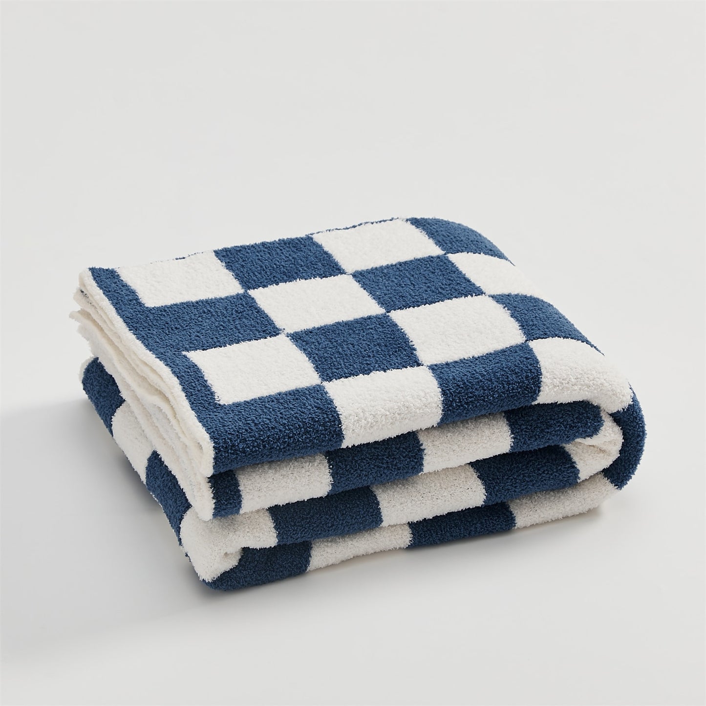 Checkerboard Microfiber Throw Blanket Decorative Couch