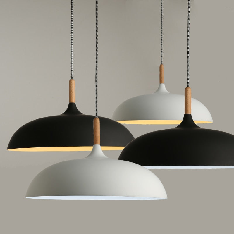 Modern Solid Color Macaron Pendant Lamps