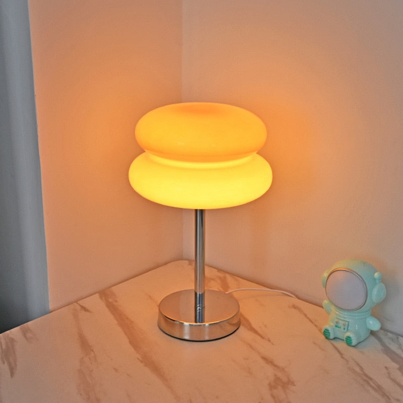 Glossy Glass Macaron Table Lamp