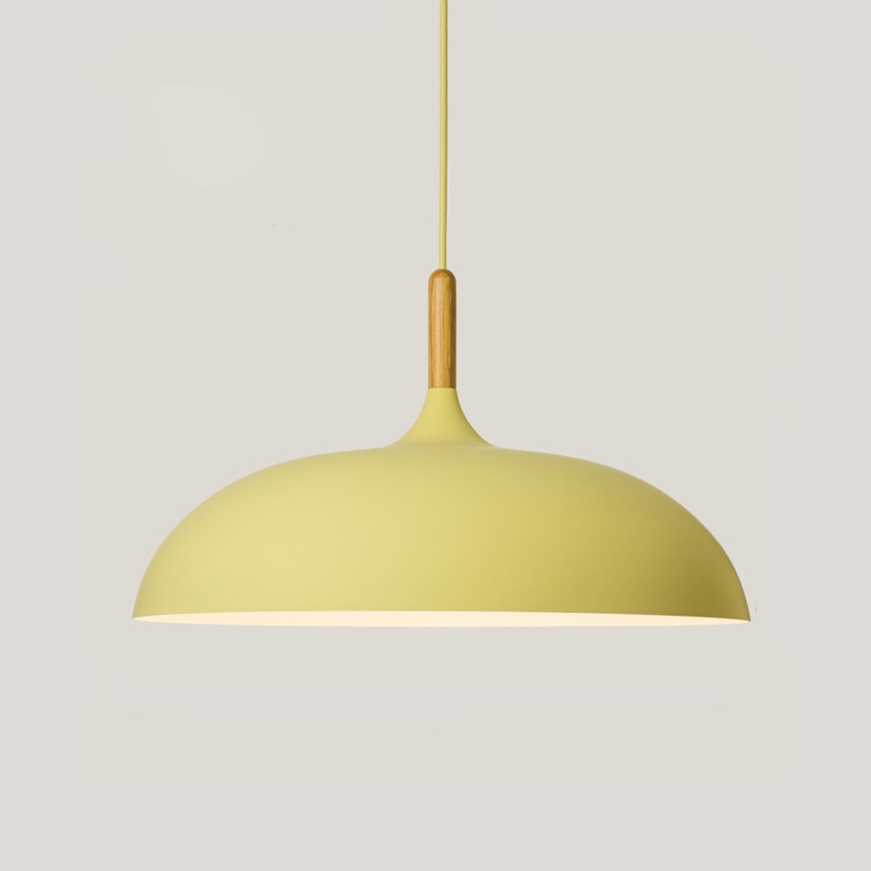 Modern Solid Color Macaron Pendant Lamps